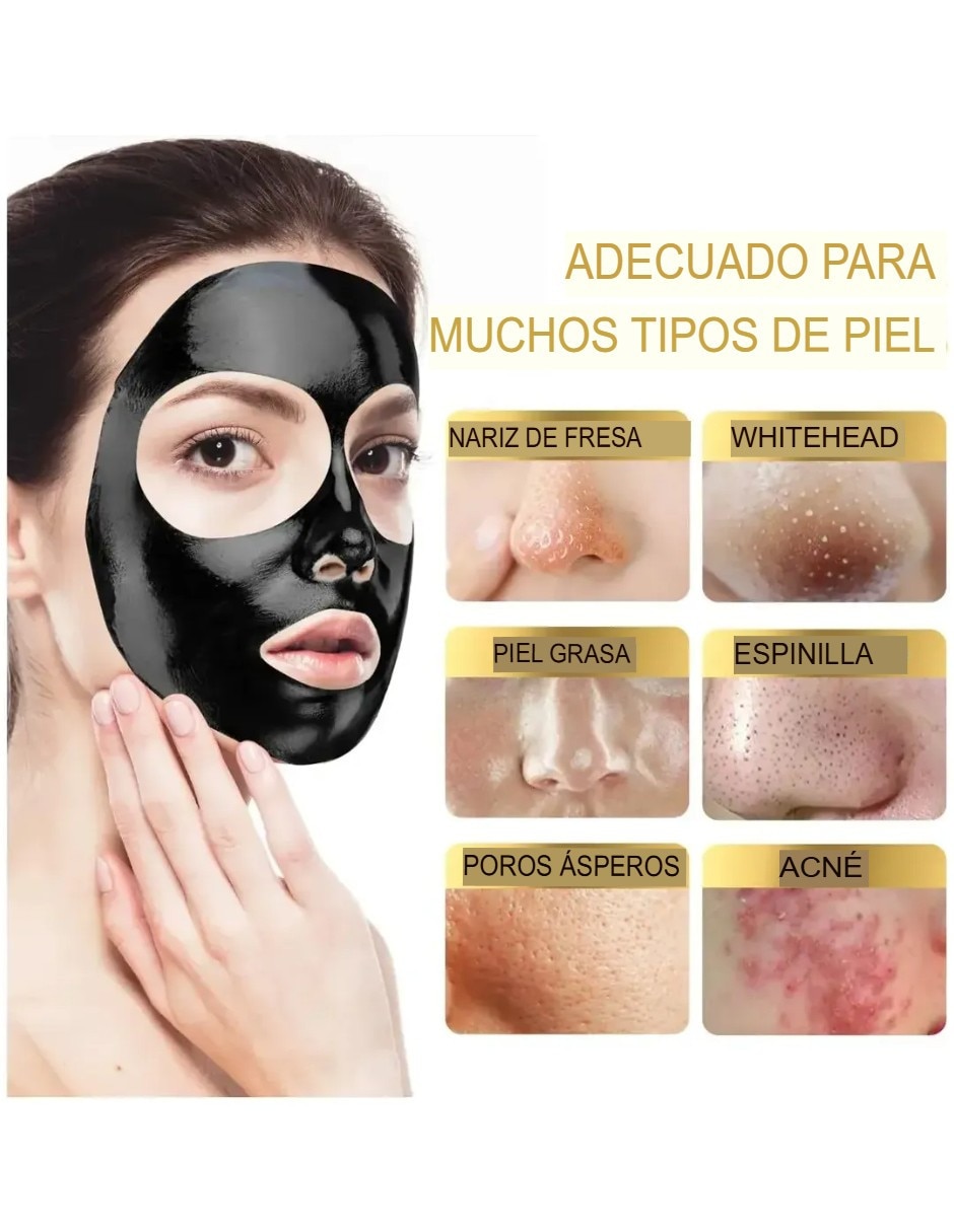 Mascarilla facial Set mascarilla peel off para acné Genérica