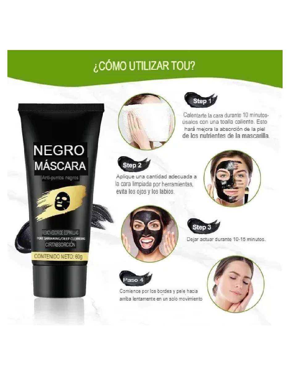 Mascarilla facial Set mascarilla peel off para acné Genérica