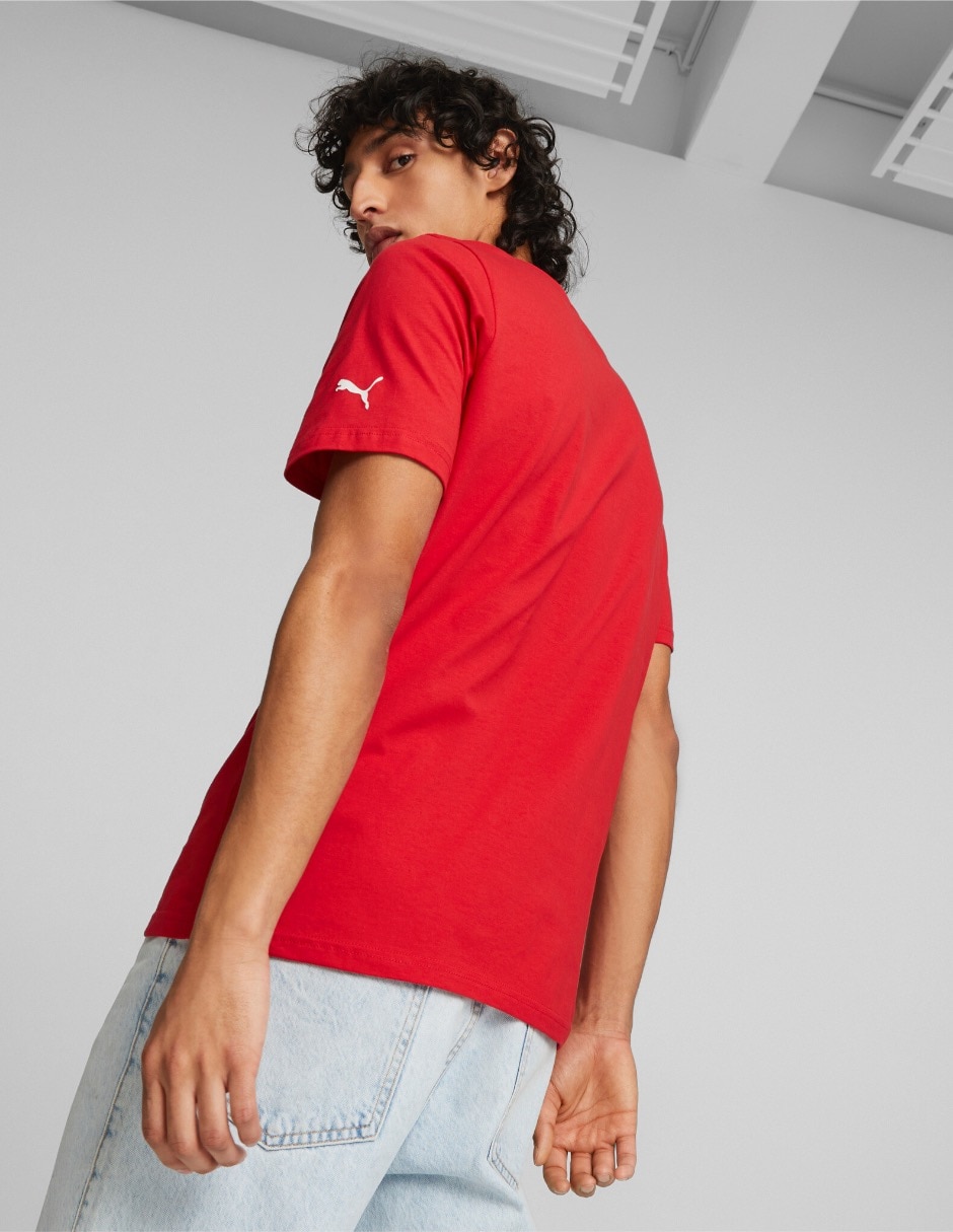 Playera Ferrari Race Graphic Tee 1 cuello redondo para hombre 4