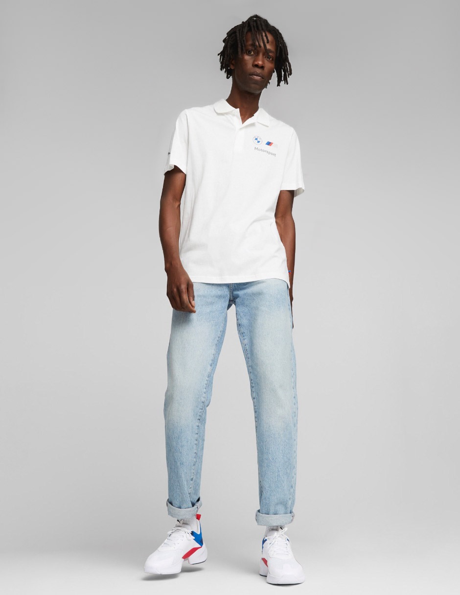 Playera BMW MMS Ess cuello polo para hombre 7
