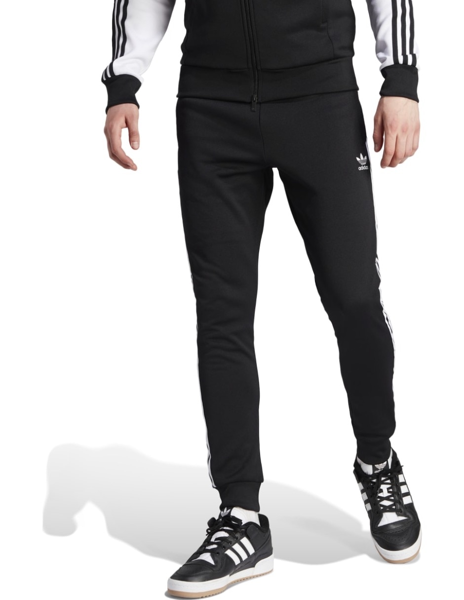 Pants straight Adidas Originals con elástico para hombre