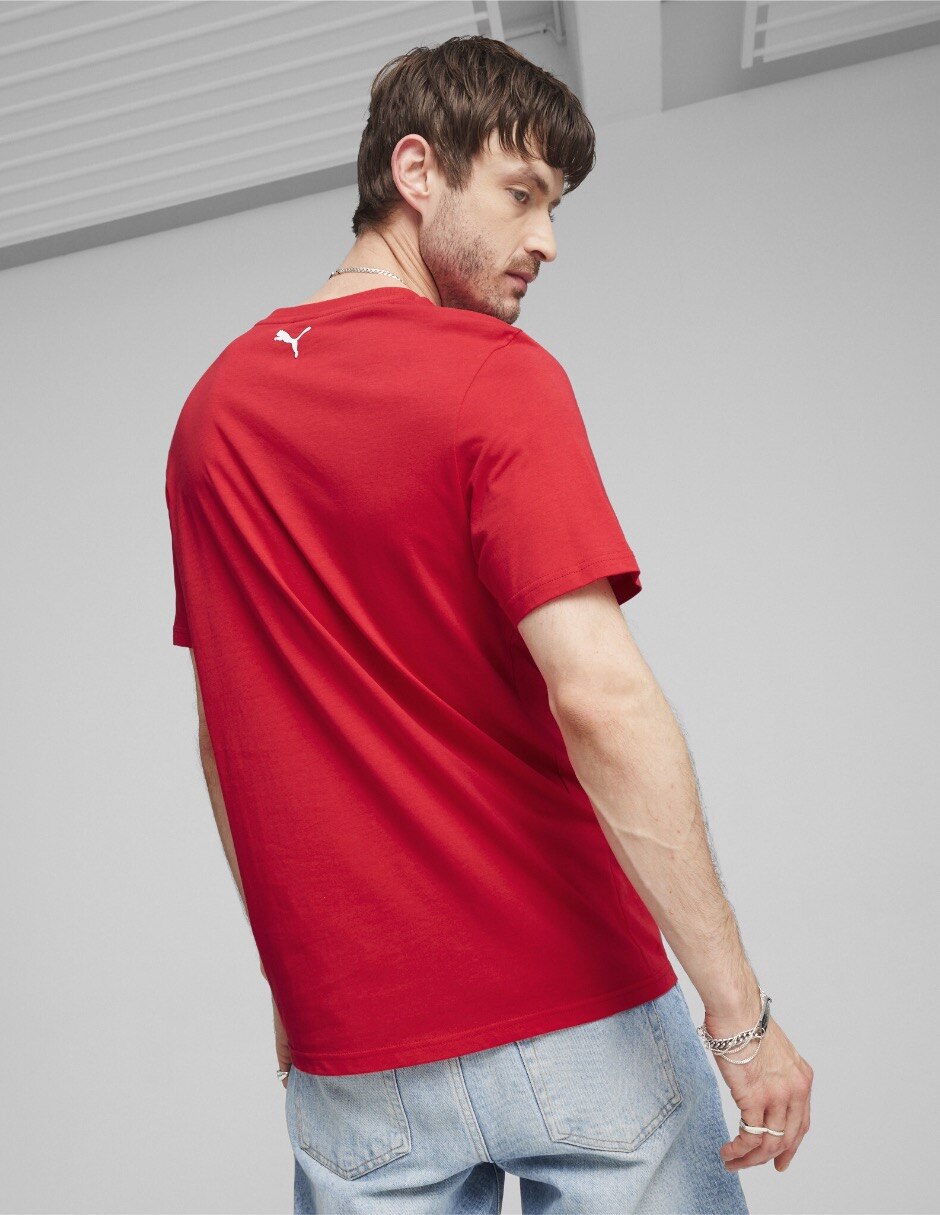 Playera Puma Motorsport Ferrari Race Graphic Tee cuello redondo para hombre