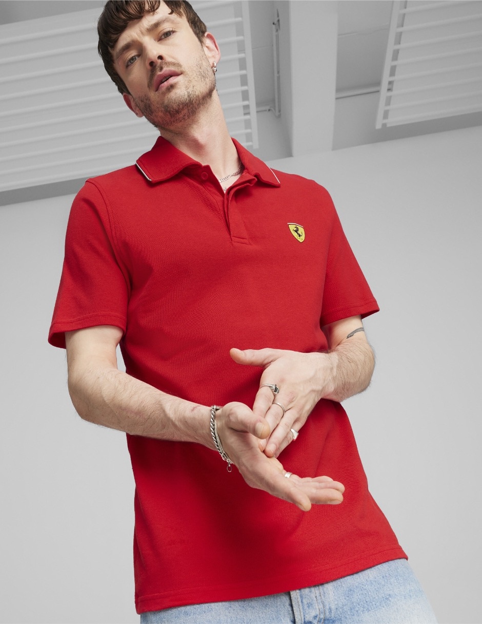 Playera tipo polo Puma Motorsport Ferrari Race para hombre