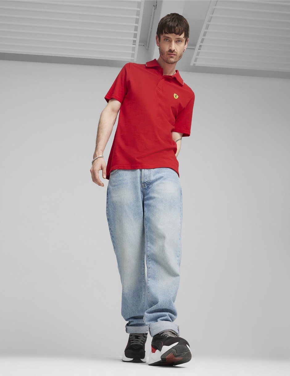 Playera tipo polo Puma Motorsport Ferrari Race para hombre