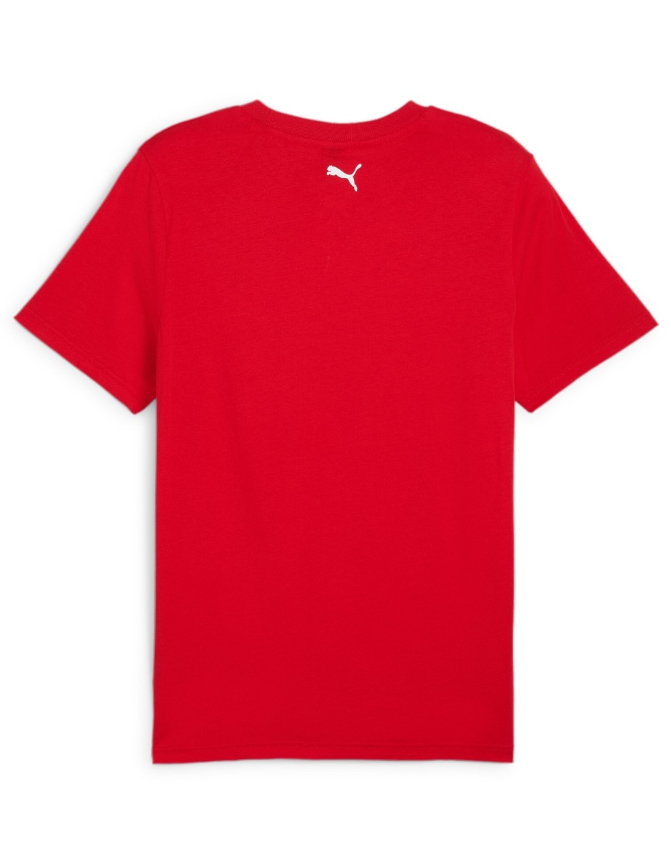 Playera Ferrari Race Tonal Big Shield Tee cuello redondo para hombre 2
