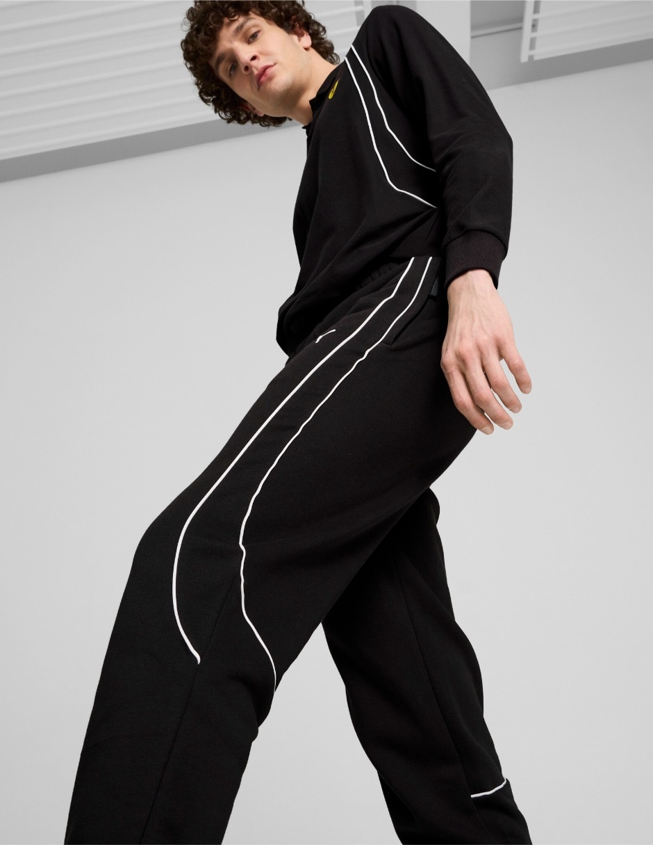 Pants regular con elástico para hombre 10
