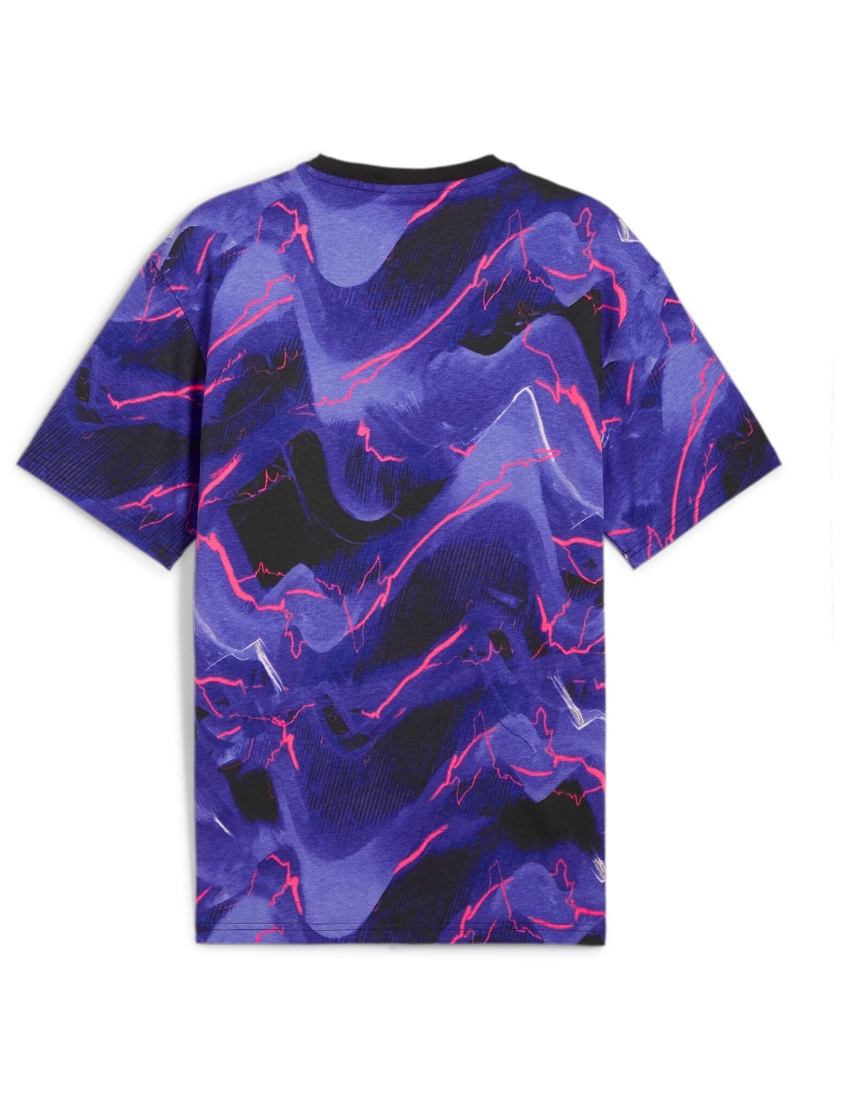 Playera F1 Neon Energy Aop Tee cuello redondo para hombre 3