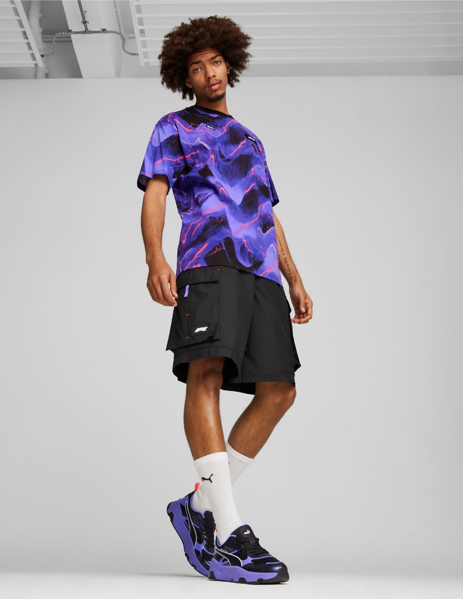 Playera F1 Neon Energy Aop Tee cuello redondo para hombre 5