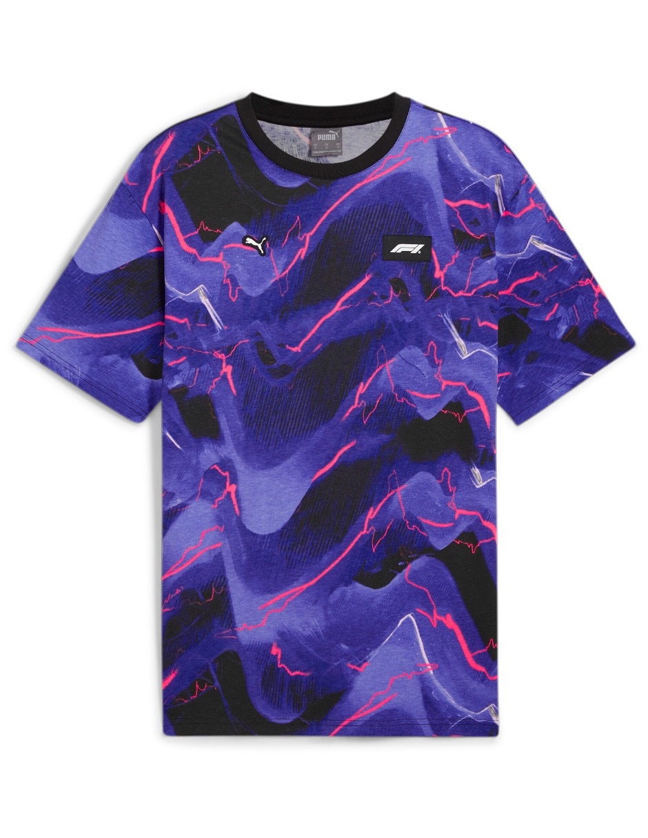 Playera F1 Neon Energy Aop Tee cuello redondo para hombre 7