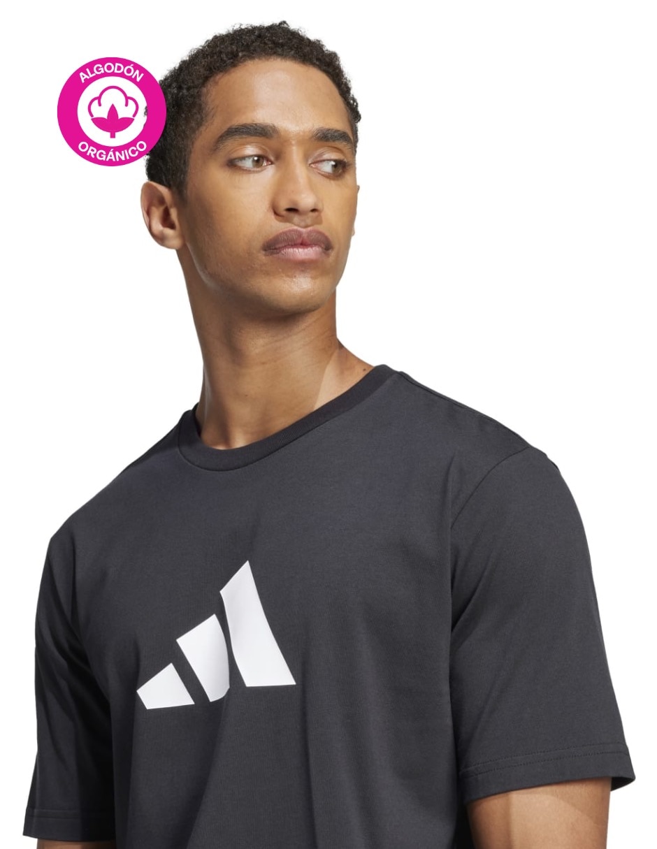 Playera Adidas Sportswear iconos del futuro cuello redondo para hombre