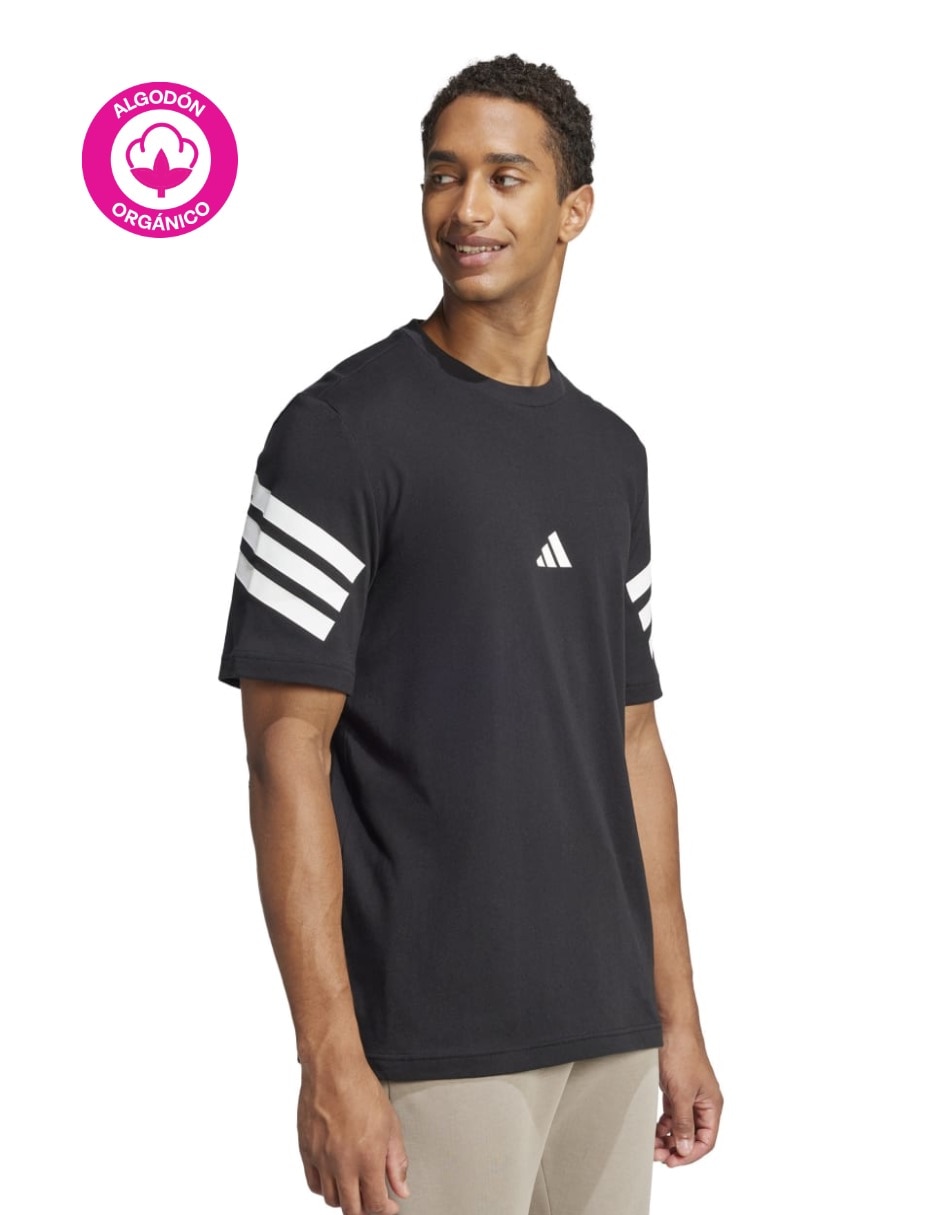 Playera Adidas Sportswear iconos del futuro cuello redondo para hombre