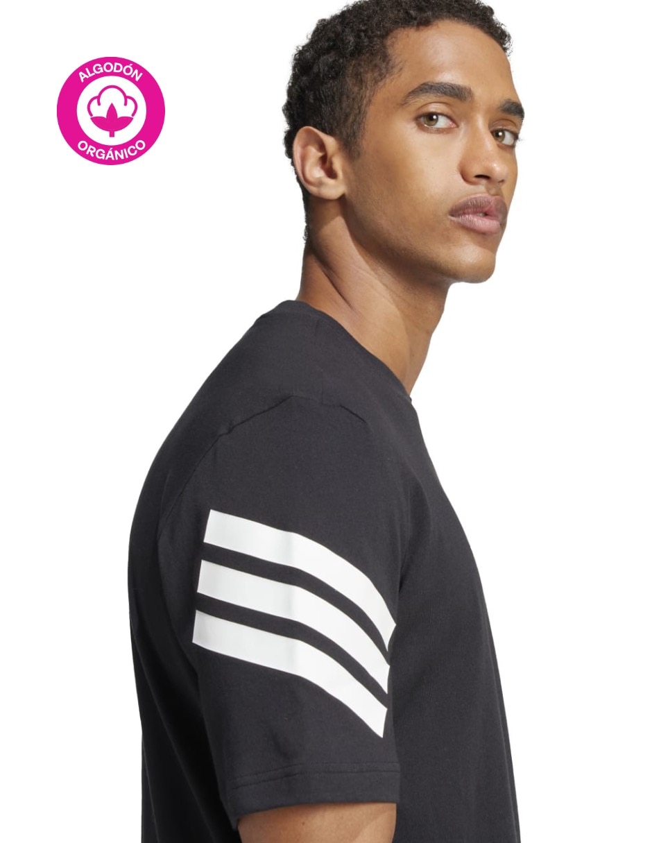 Playera Adidas Sportswear iconos del futuro cuello redondo para hombre