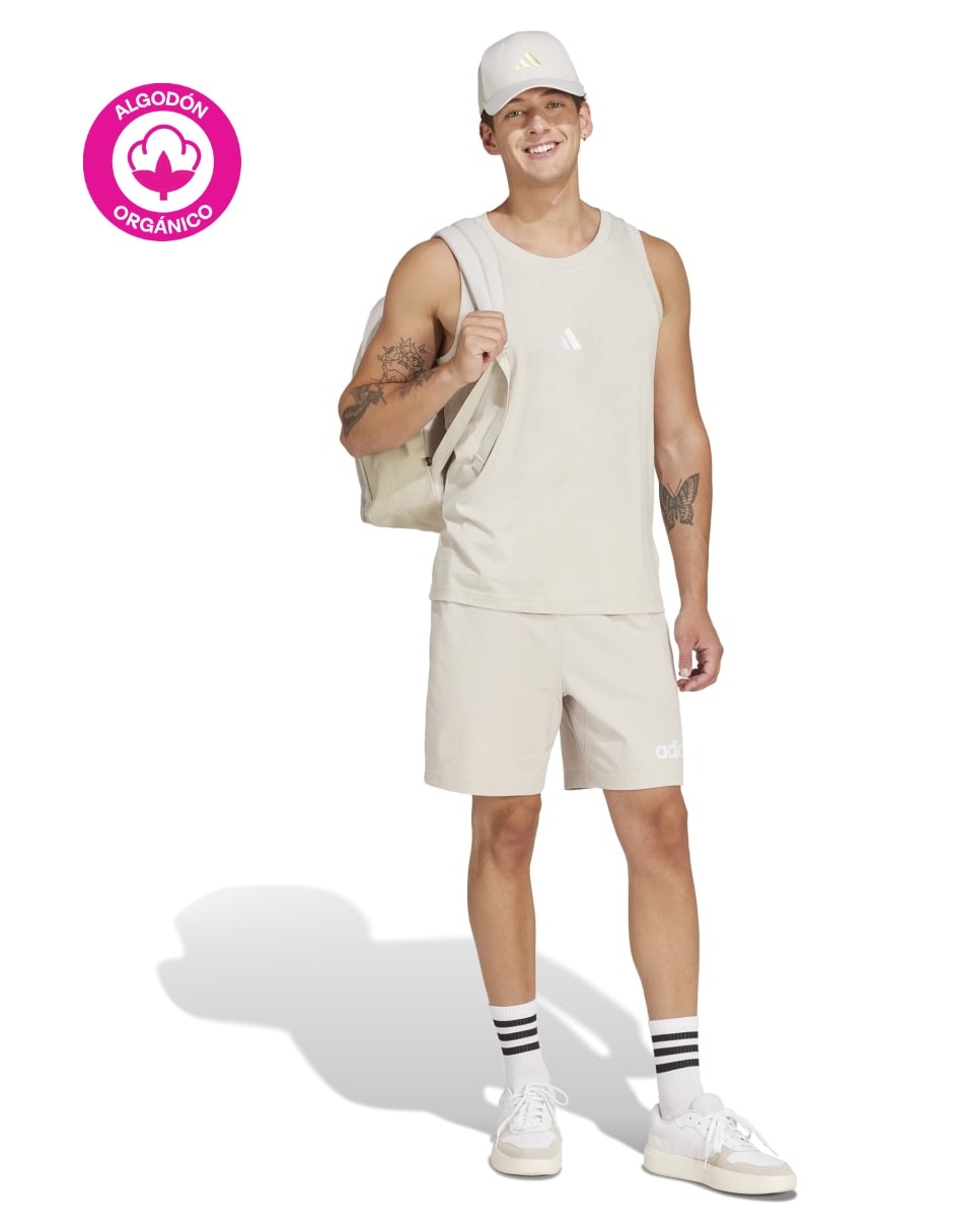 Playera esenciales cuello redondo para hombre 5