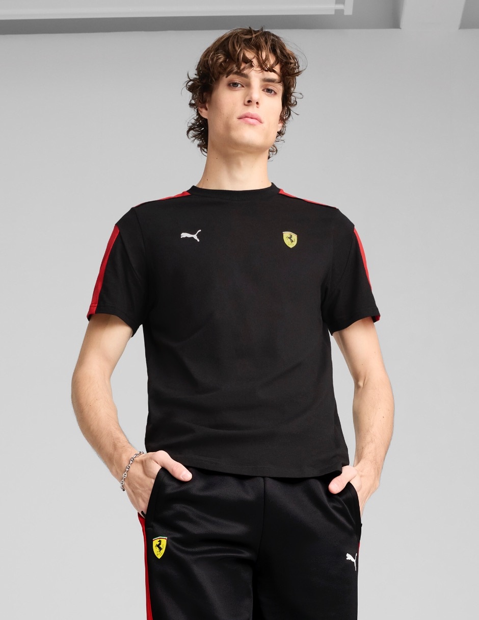 Playera Ferrari Race 2 cuello redondo para hombre