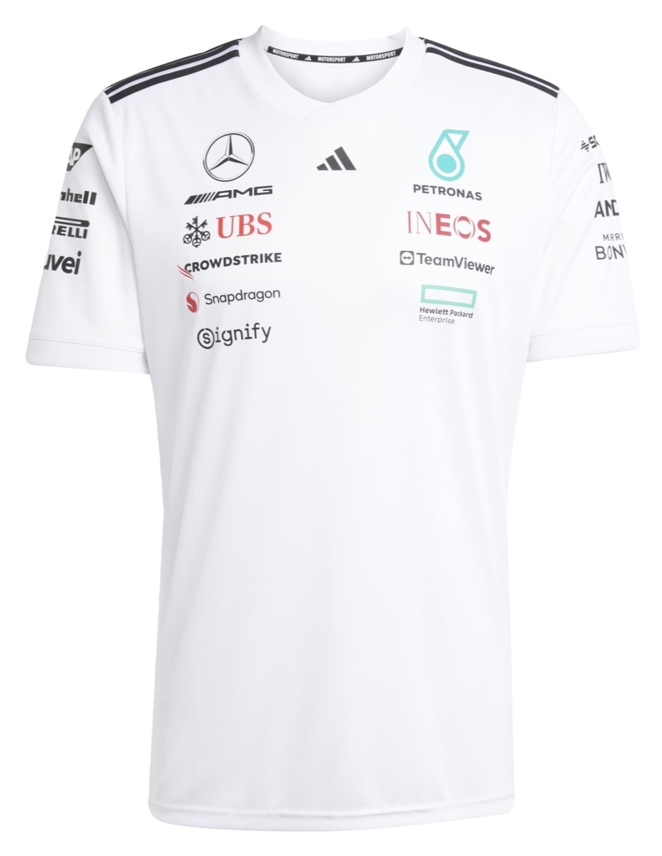 Playera Adidas Motorsport mercedes - amg petronas cuello redondo para hombre