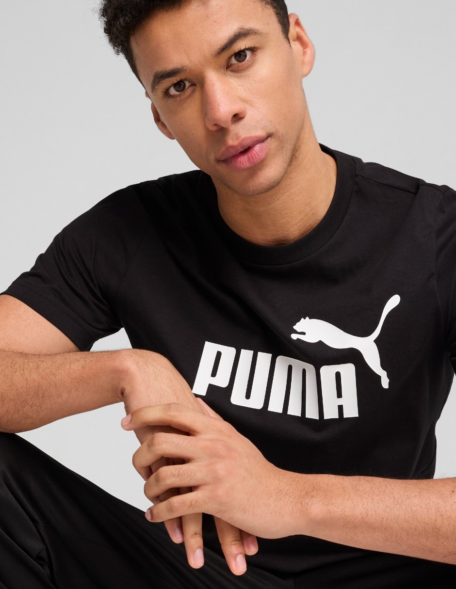 Playera Puma ess no 1 logo tee cuello redondo para hombre