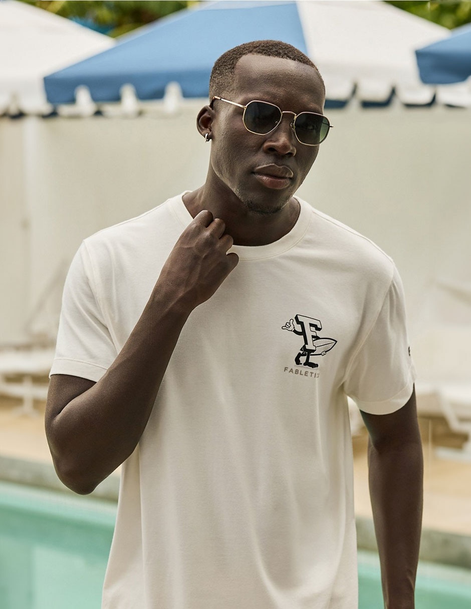 Playera Fabletics cuello redondo para hombre