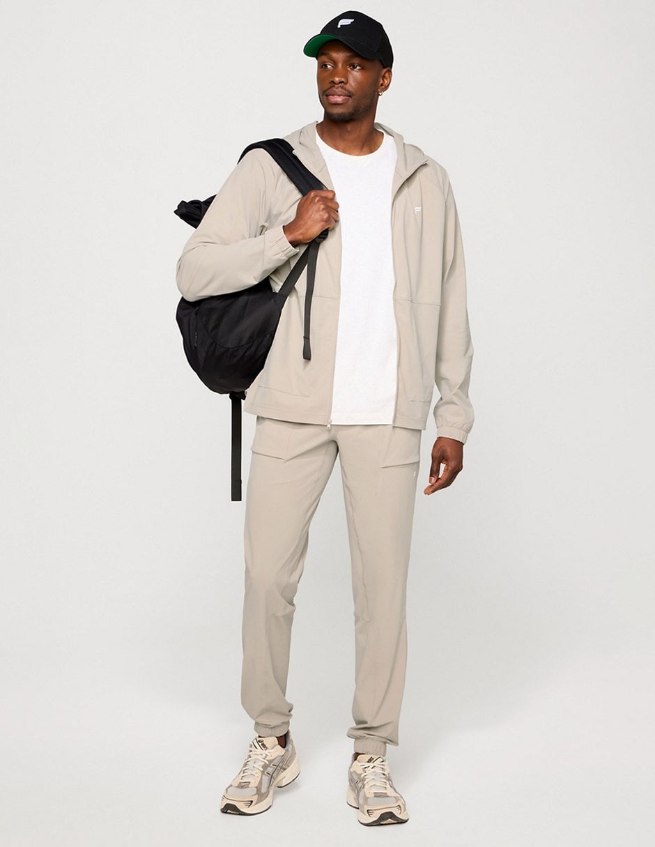Jogger regular con bolsillos para hombre