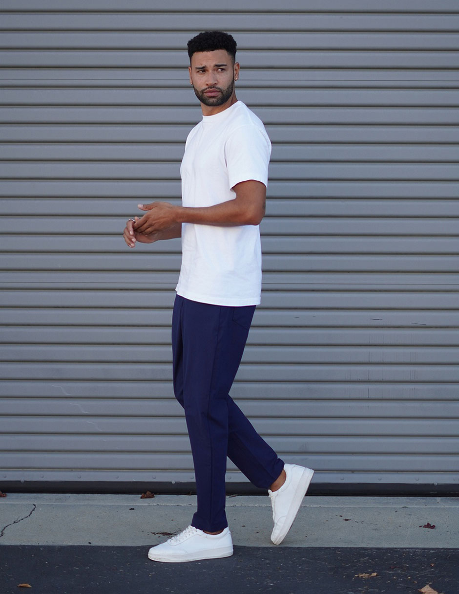Pantalón slim de algodón para hombre 5