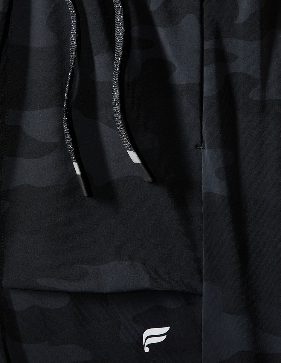Jogger slim estampado camuflaje con bolsillos para hombre