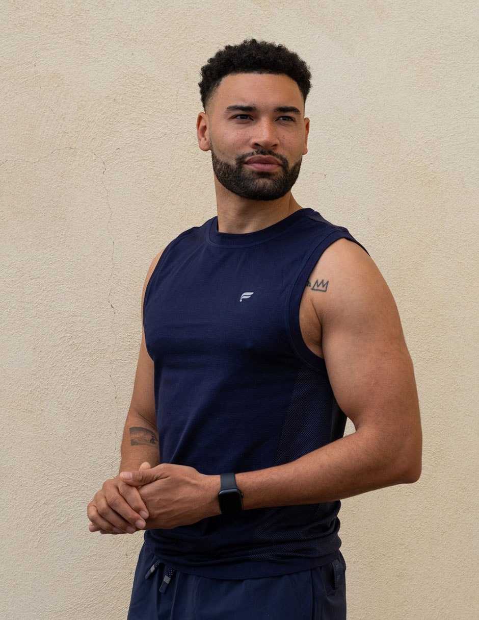 Playera fabletics cuello redondo para hombre
