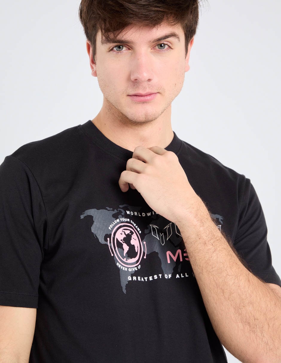 Playera Messi cuello redondo para hombre