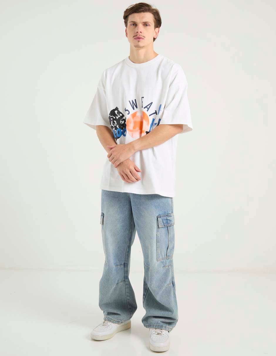 Playera cuello redondo para hombre