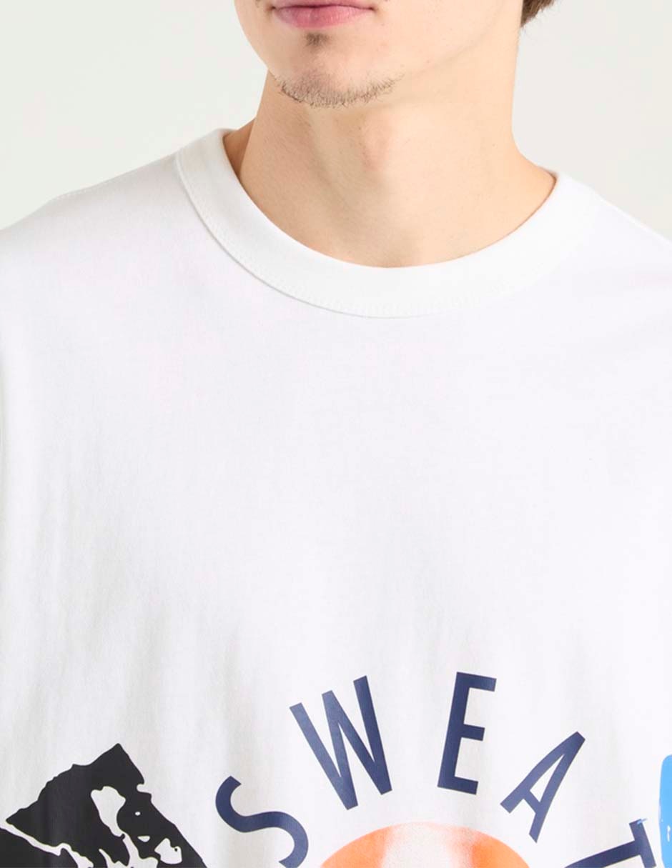 Playera cuello redondo para hombre