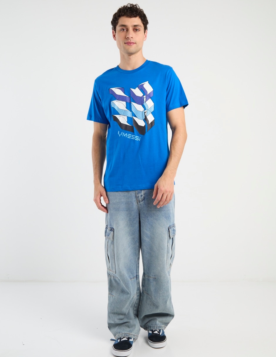 Playera Messi cuello redondo para hombre