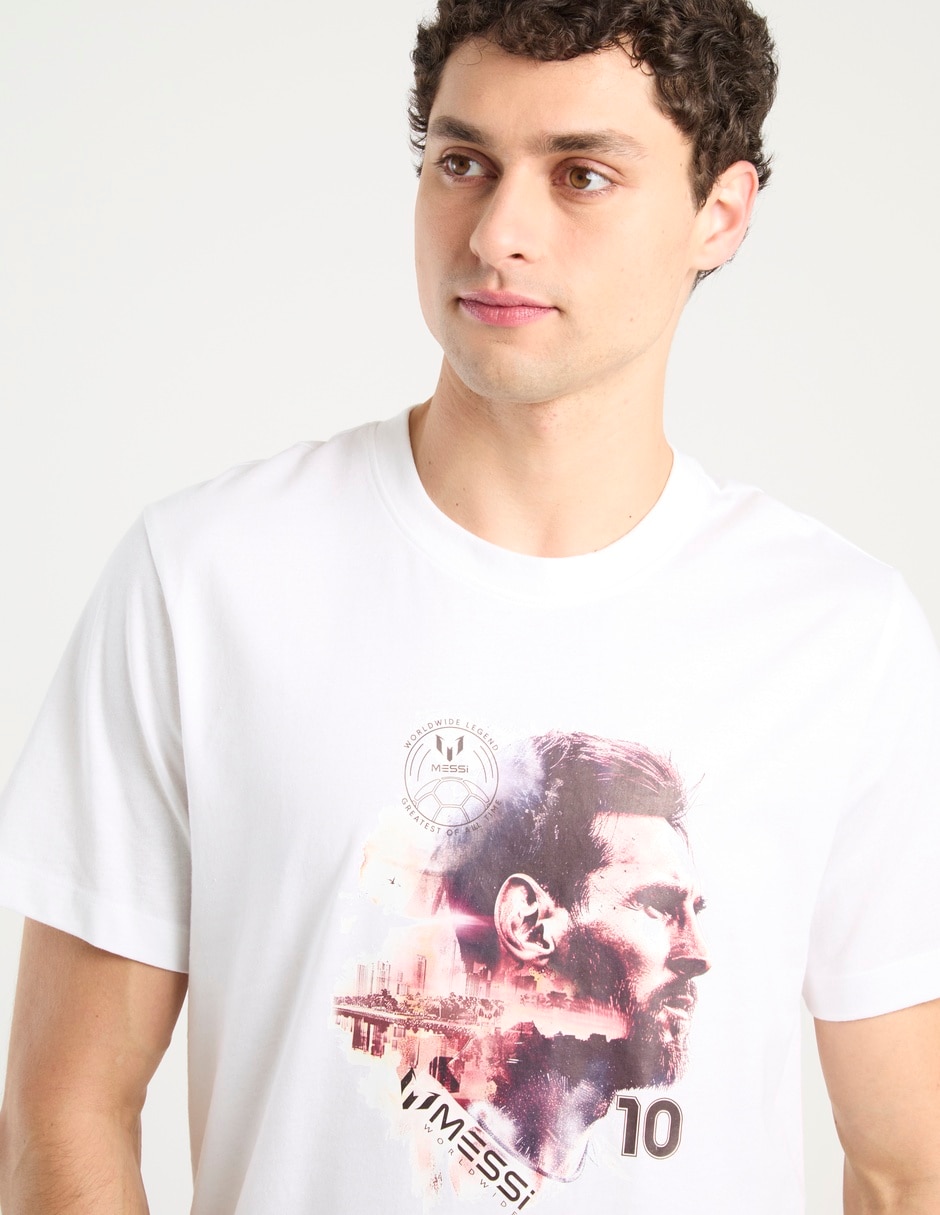 Playera Messi cuello redondo para hombre
