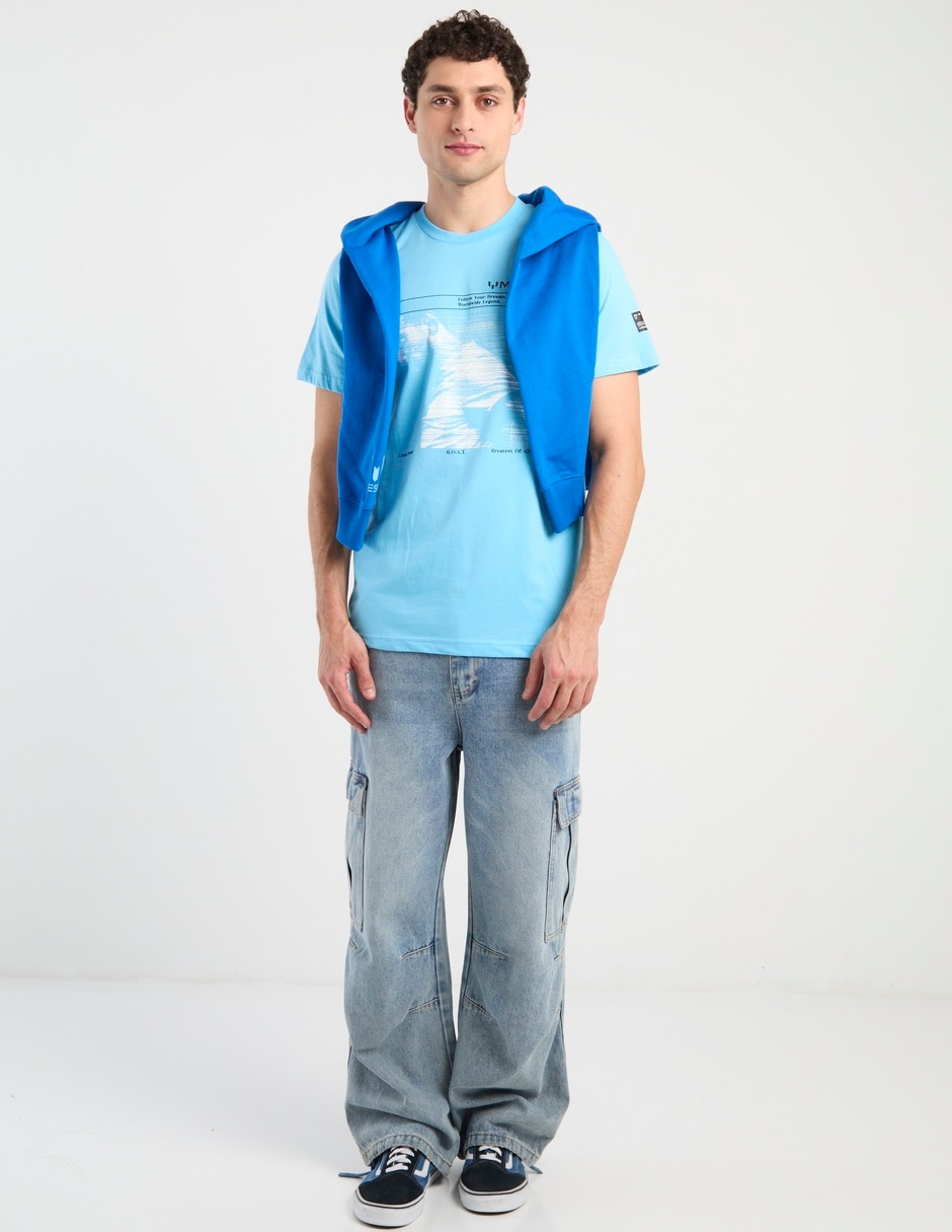 Playera Messi cuello redondo para hombre