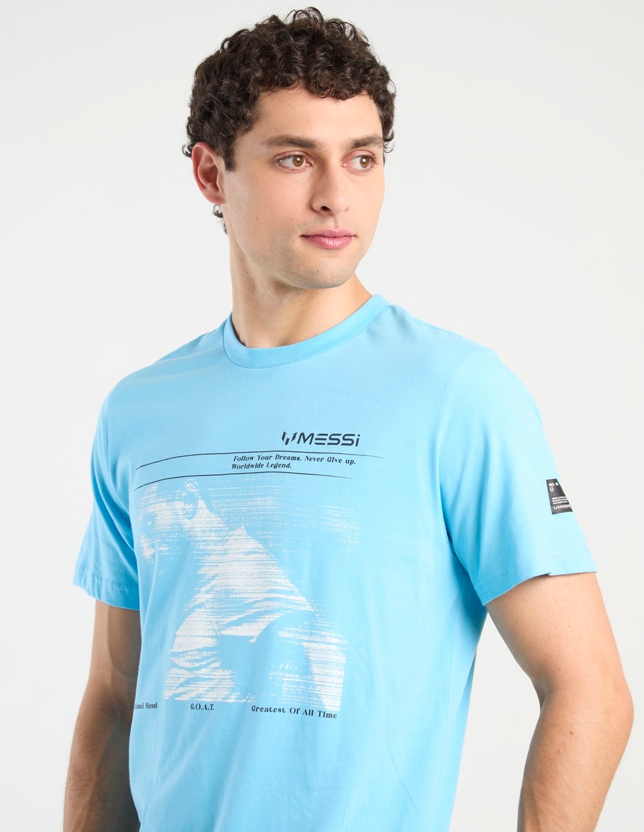 Playera Messi cuello redondo para hombre