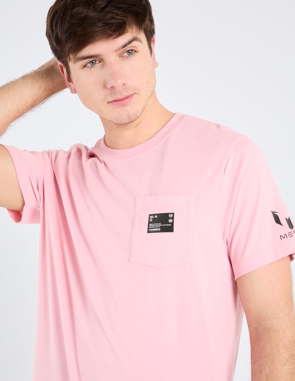 Playera Messi cuello redondo para hombre