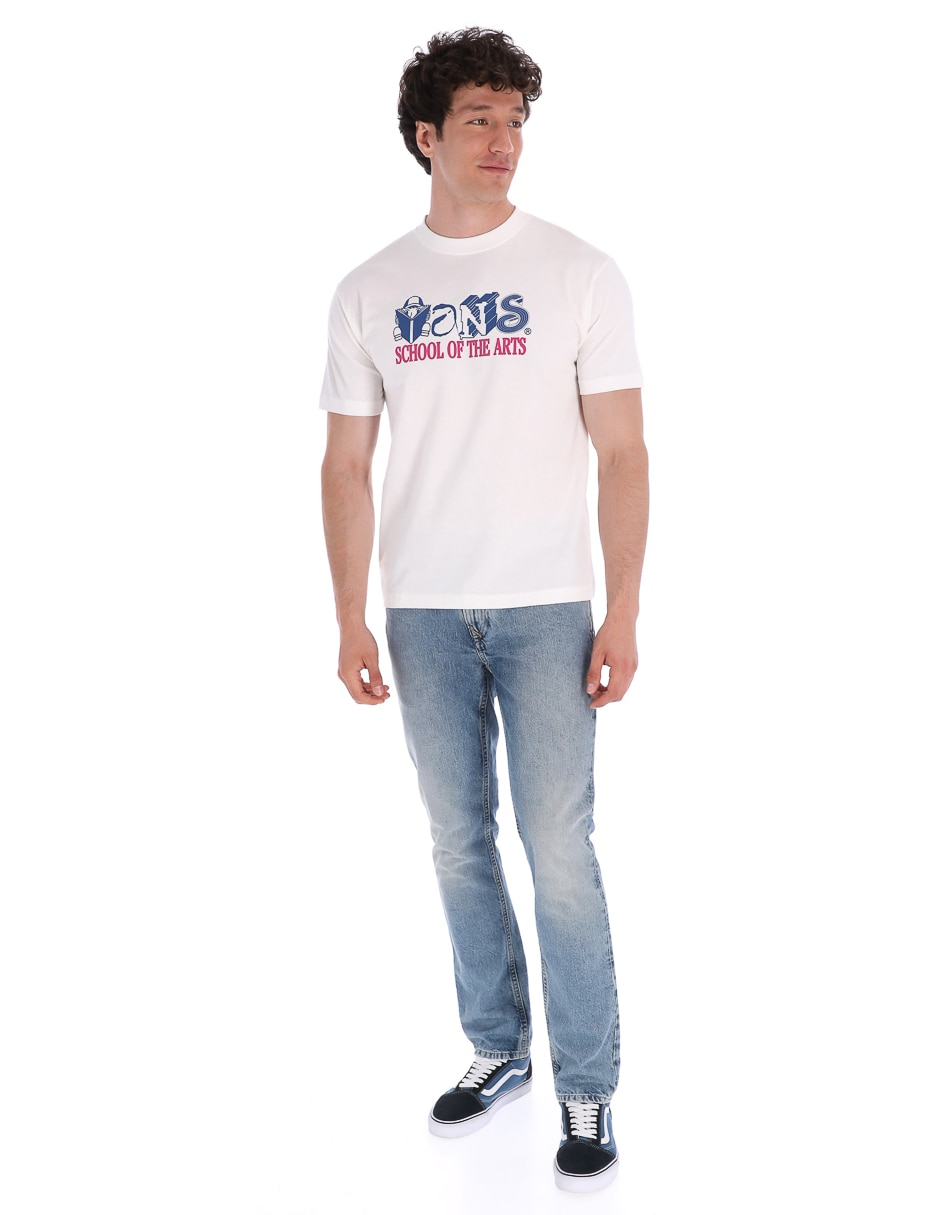 Playera art skool ss cuello redondo para hombre