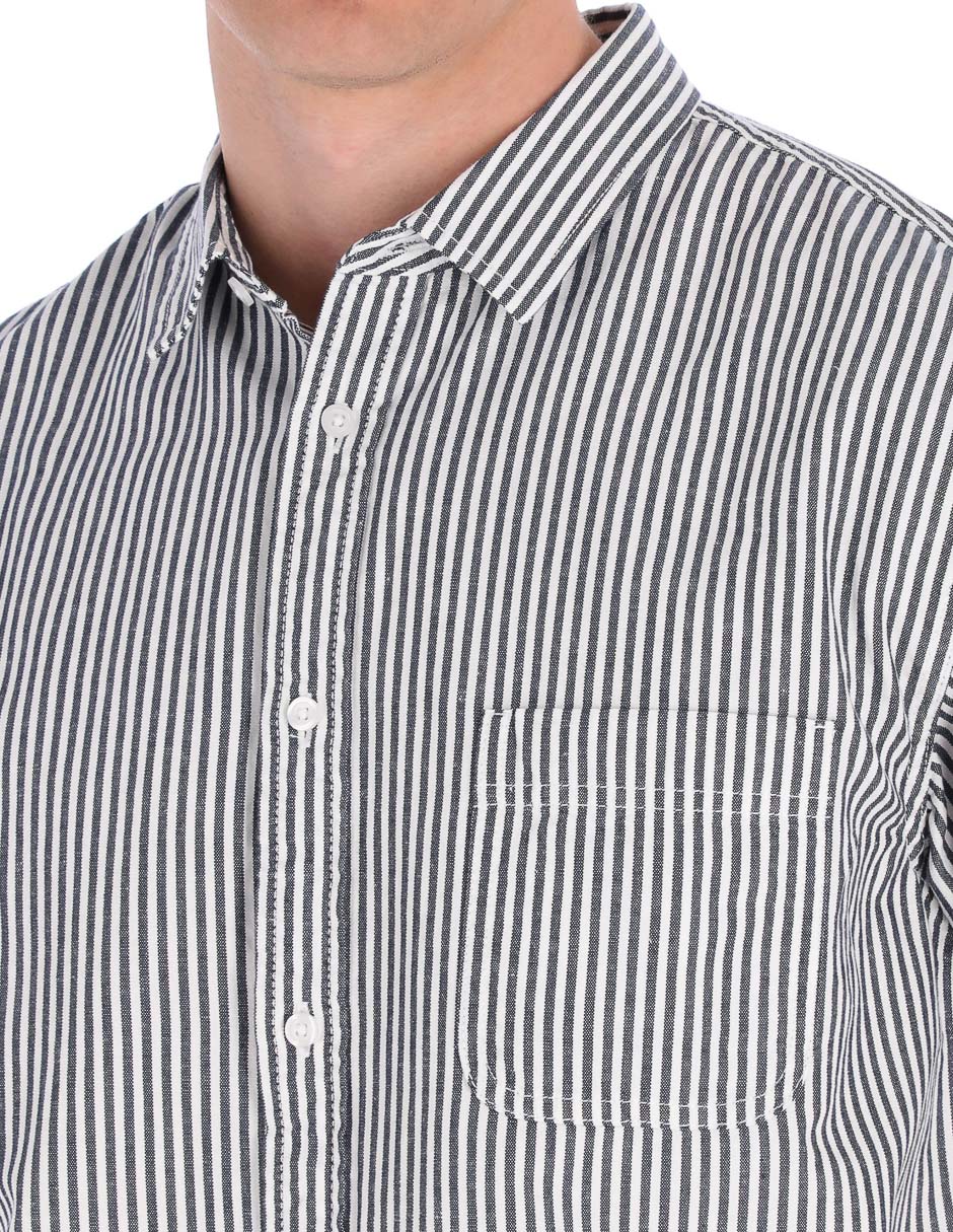 Camisa casual manga corta para hombre 4