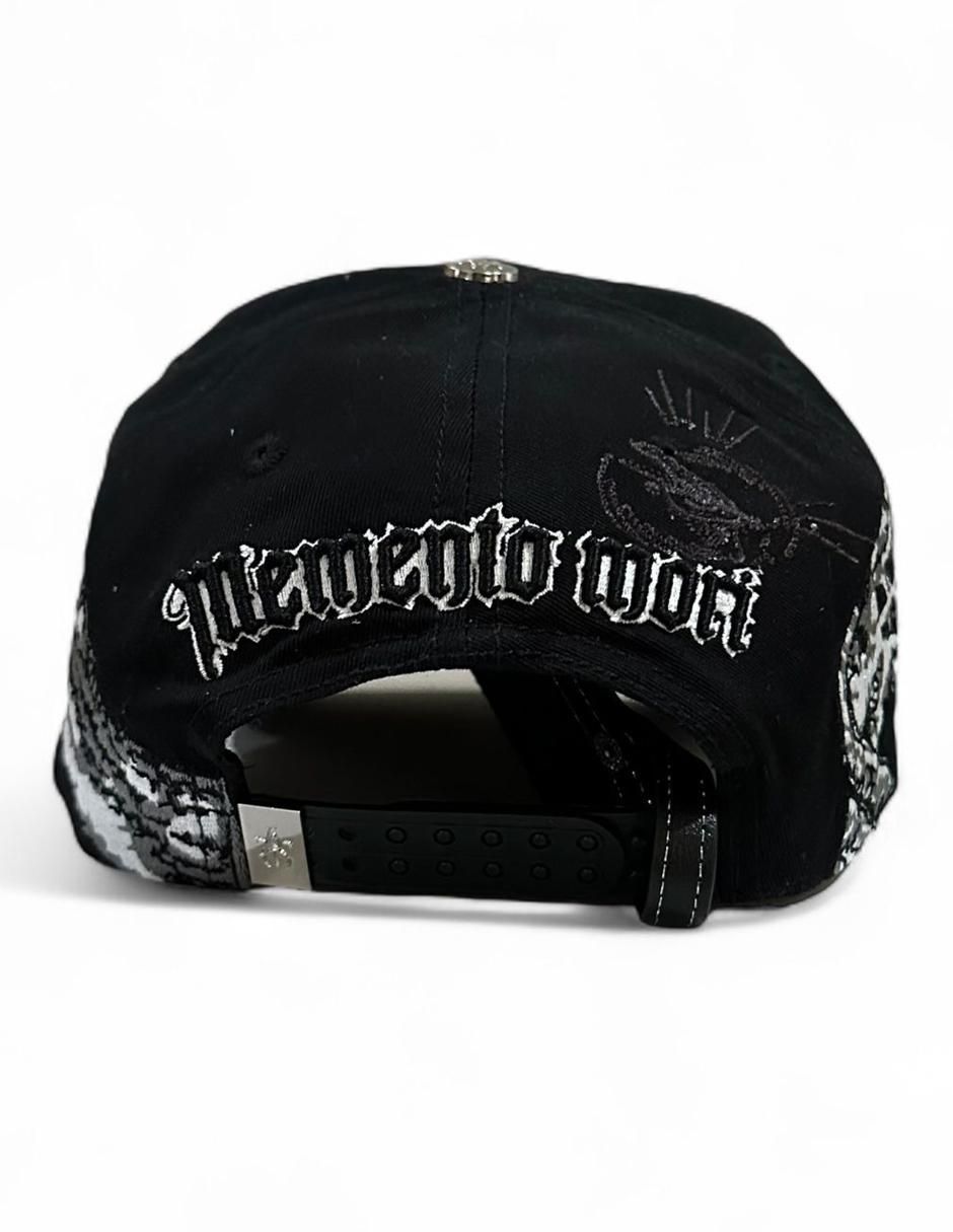 Gorra visera curva snapback casual Memento Mori para hombre 2