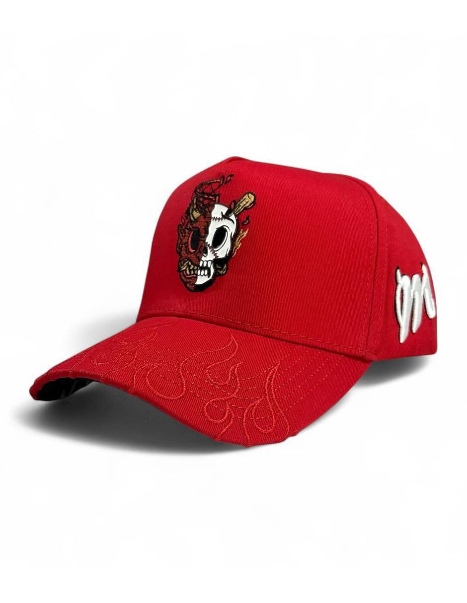 Gorra visera curva snapback casual Devils para hombre Gorra visera curva snapback casual Devils para hombre