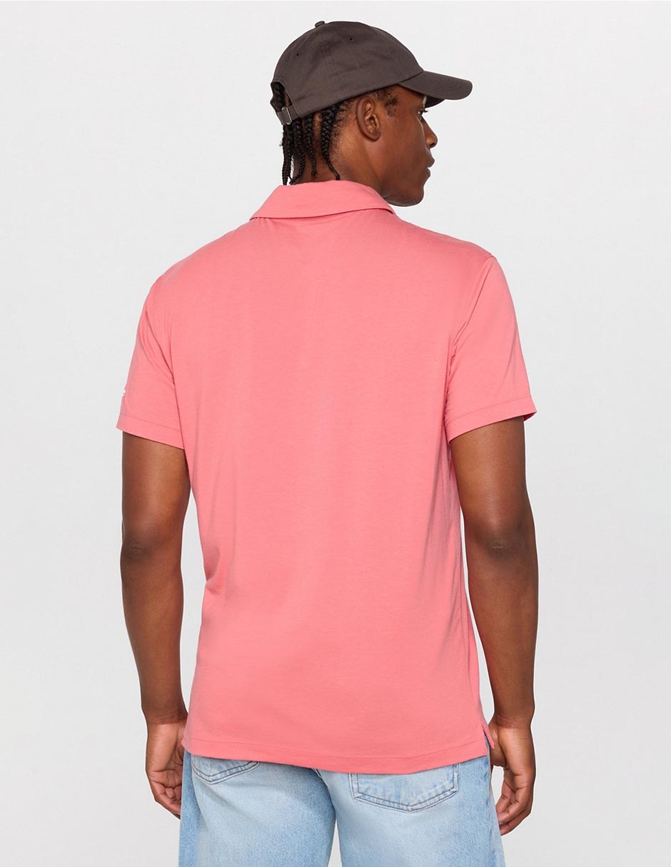 Playera cuello camisero para hombre