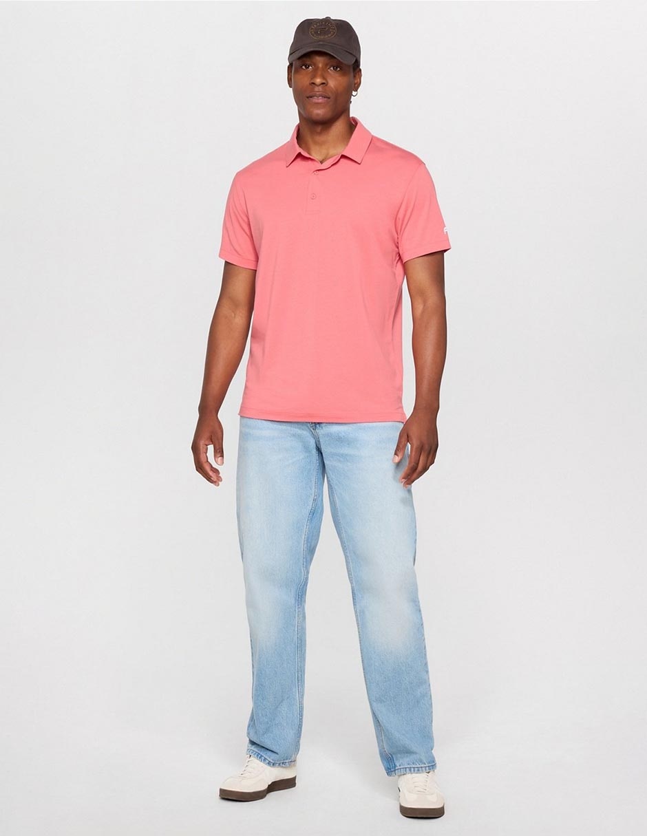 Playera cuello camisero para hombre