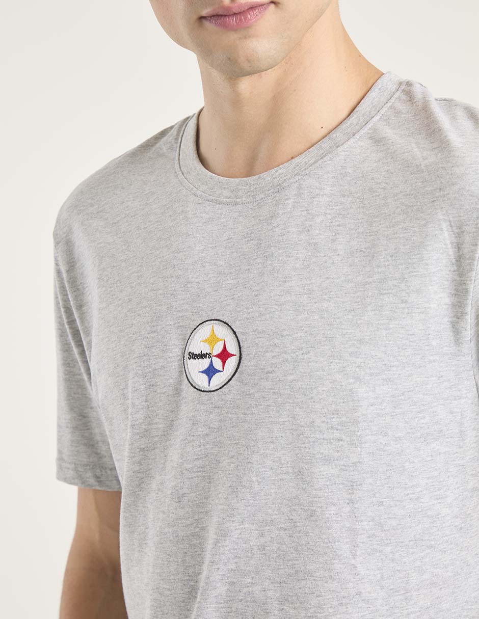Playera Nfl pittsburgh steelers cuello redondo para hombre