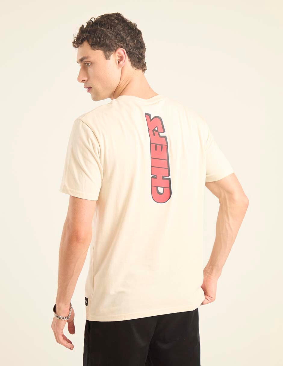 Playera Nfl kansas city chiefs cuello redondo para hombre