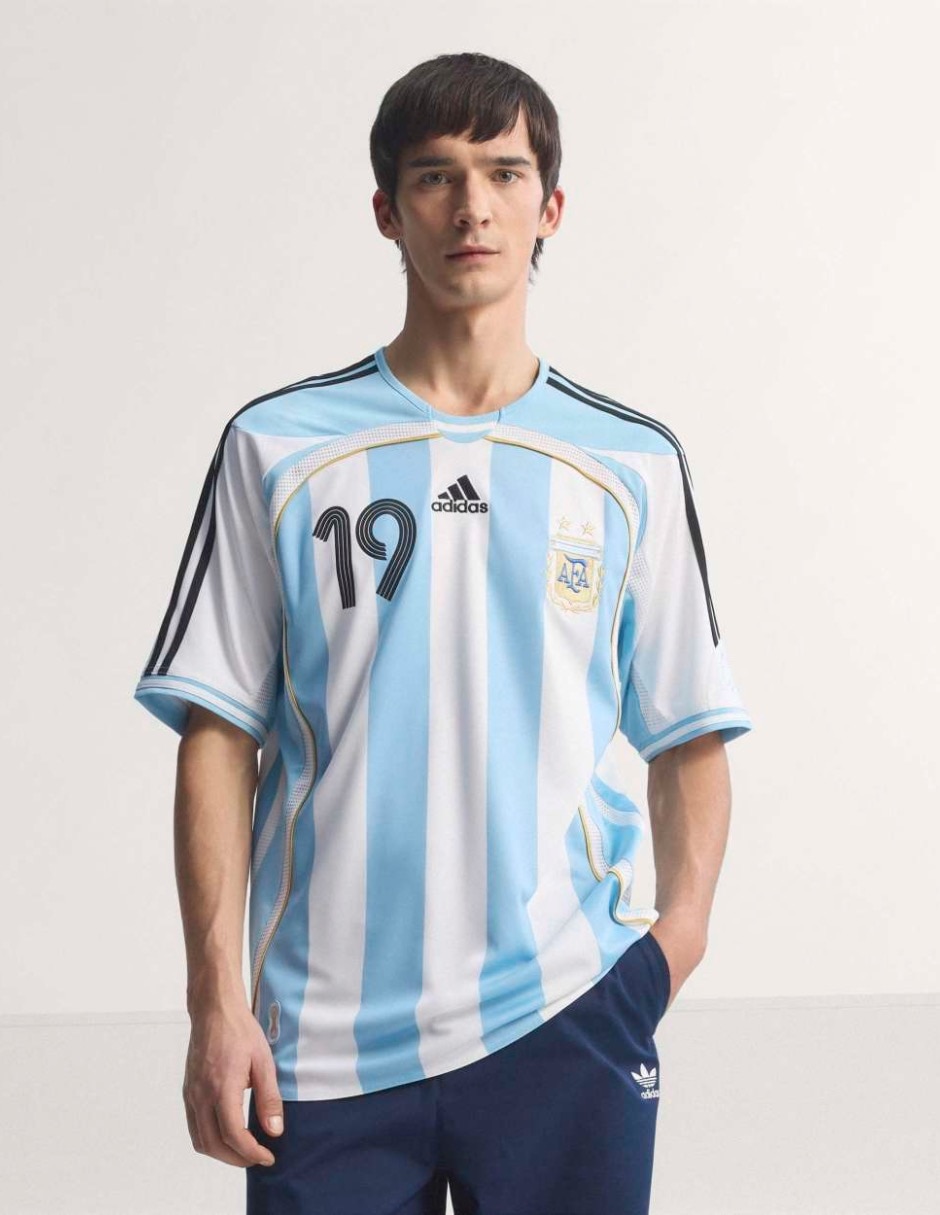 'set playera/playera' argentina afa 'cuello' redondo 'para hombre'