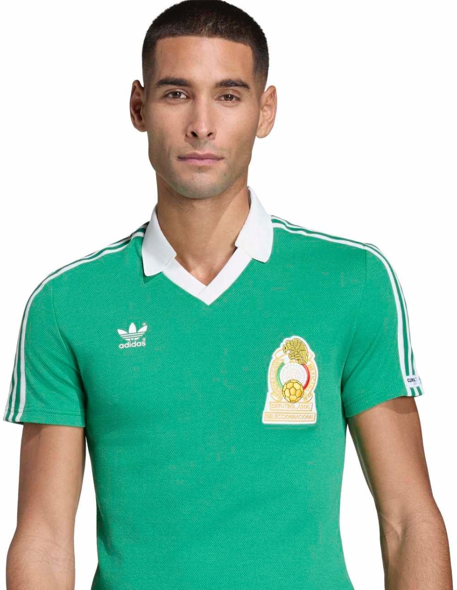 Playera Fifa World Cup Selección Nacional de México 1986 cuello V para hombre