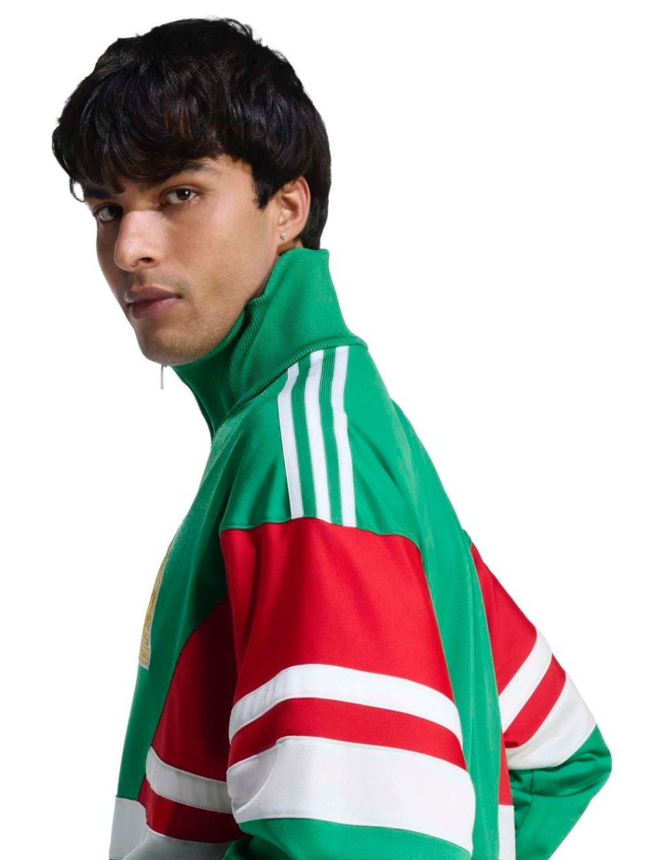 Chamarra casual Fifa World Cup Selección Nacional de México 1986 con bolsillos para hombre