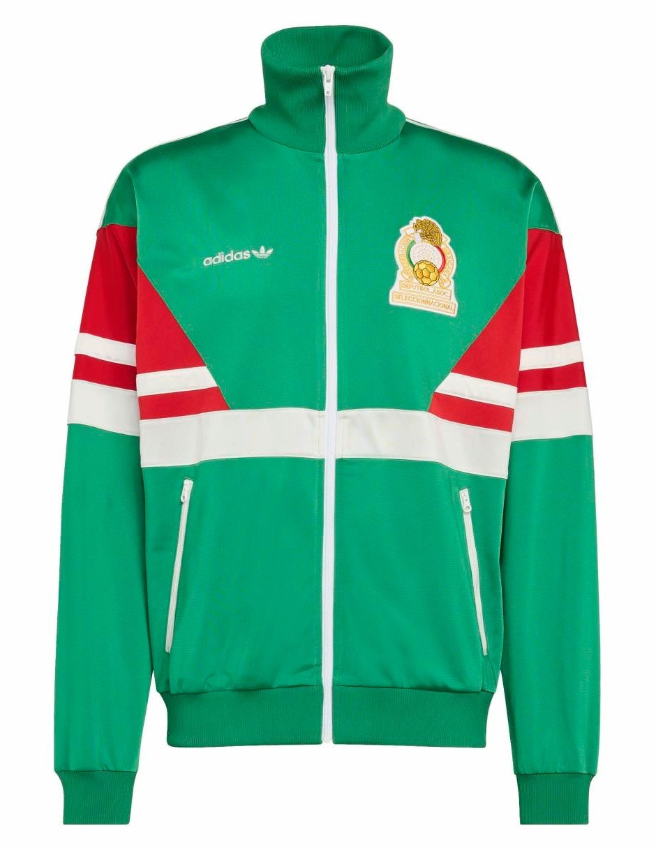 Chamarra casual Fifa World Cup Selección Nacional de México 1986 con bolsillos para hombre