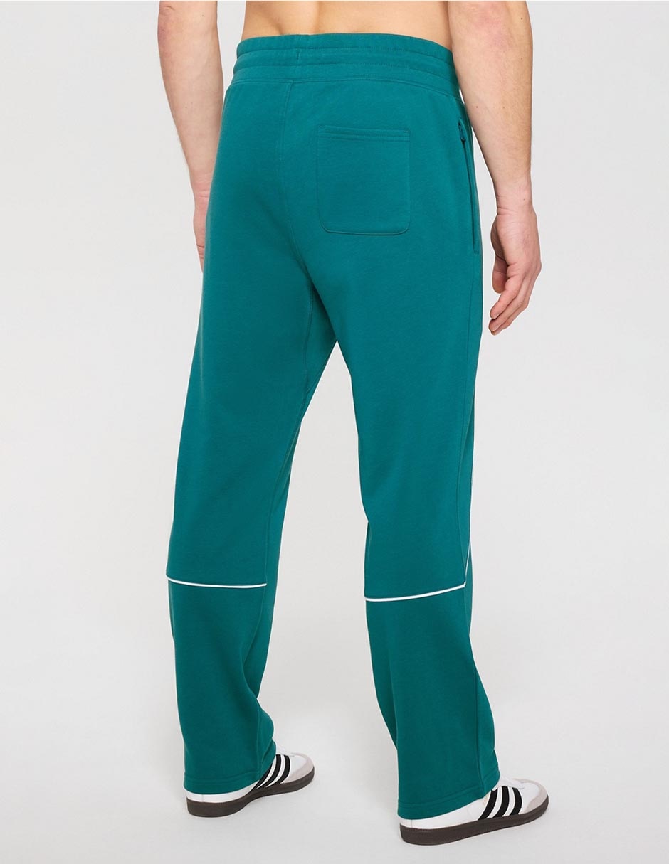 Pants straight con jareta para hombre 5