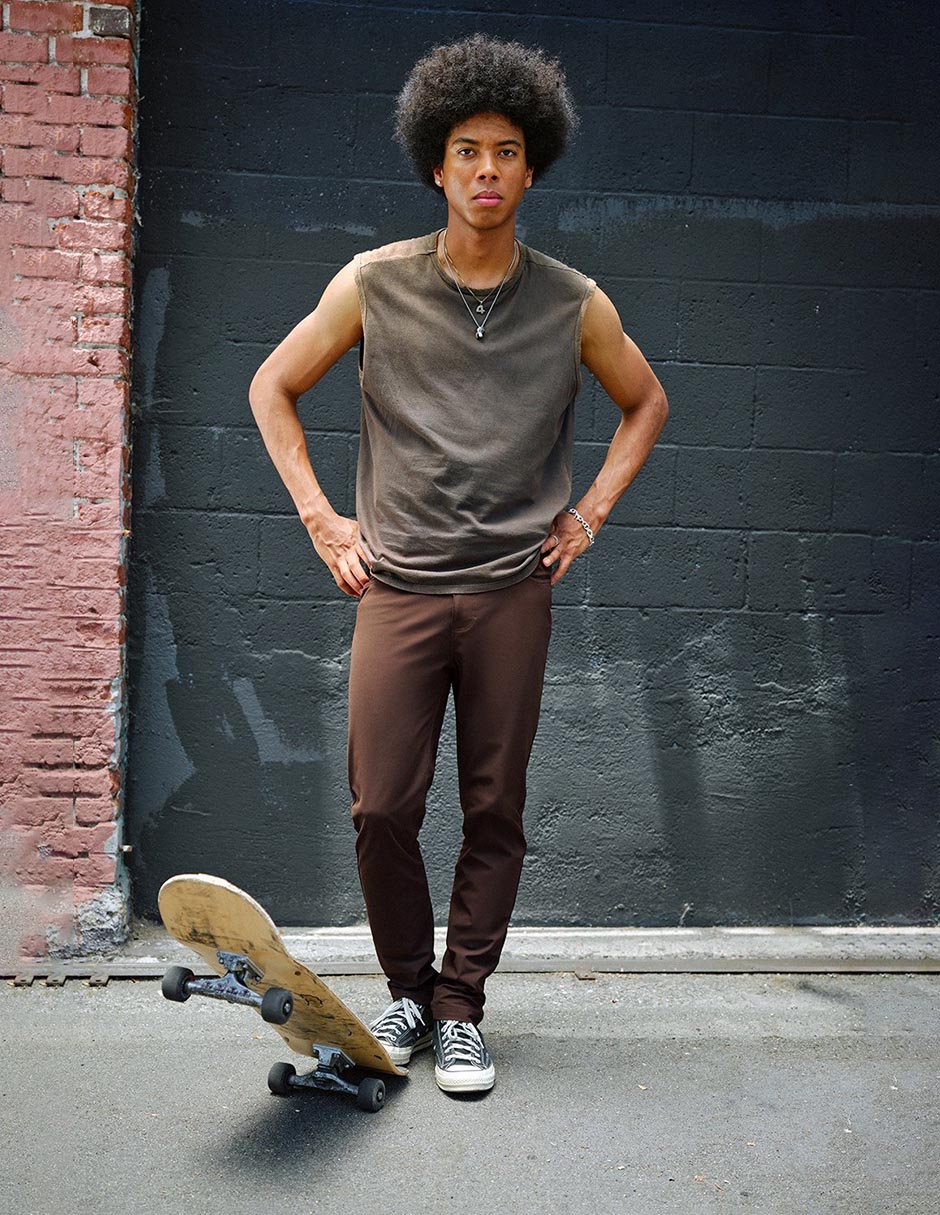 Pantalón chino slim para hombre