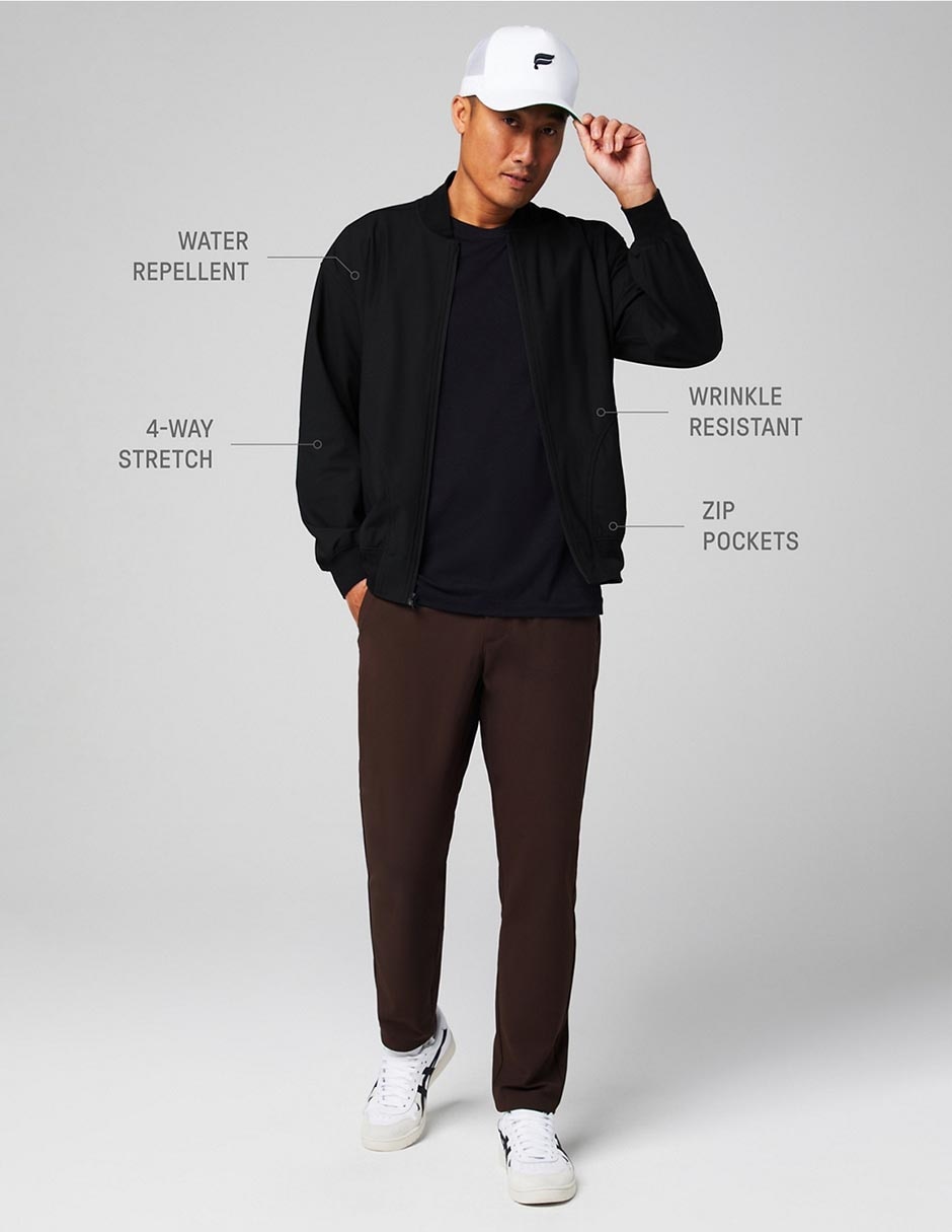 Chamarra bomber con bolsillos para hombre 3