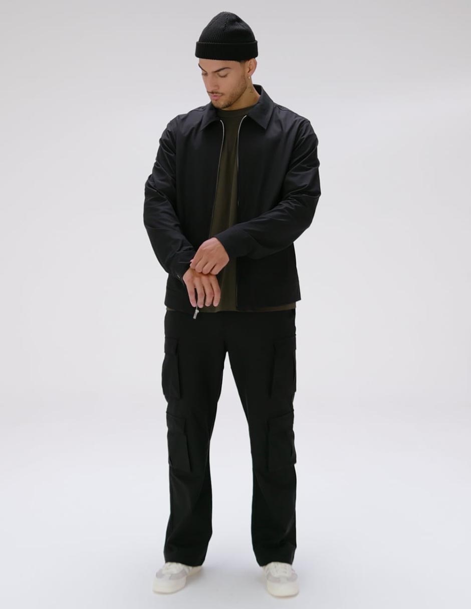Chamarra casual con bolsillos para hombre 3