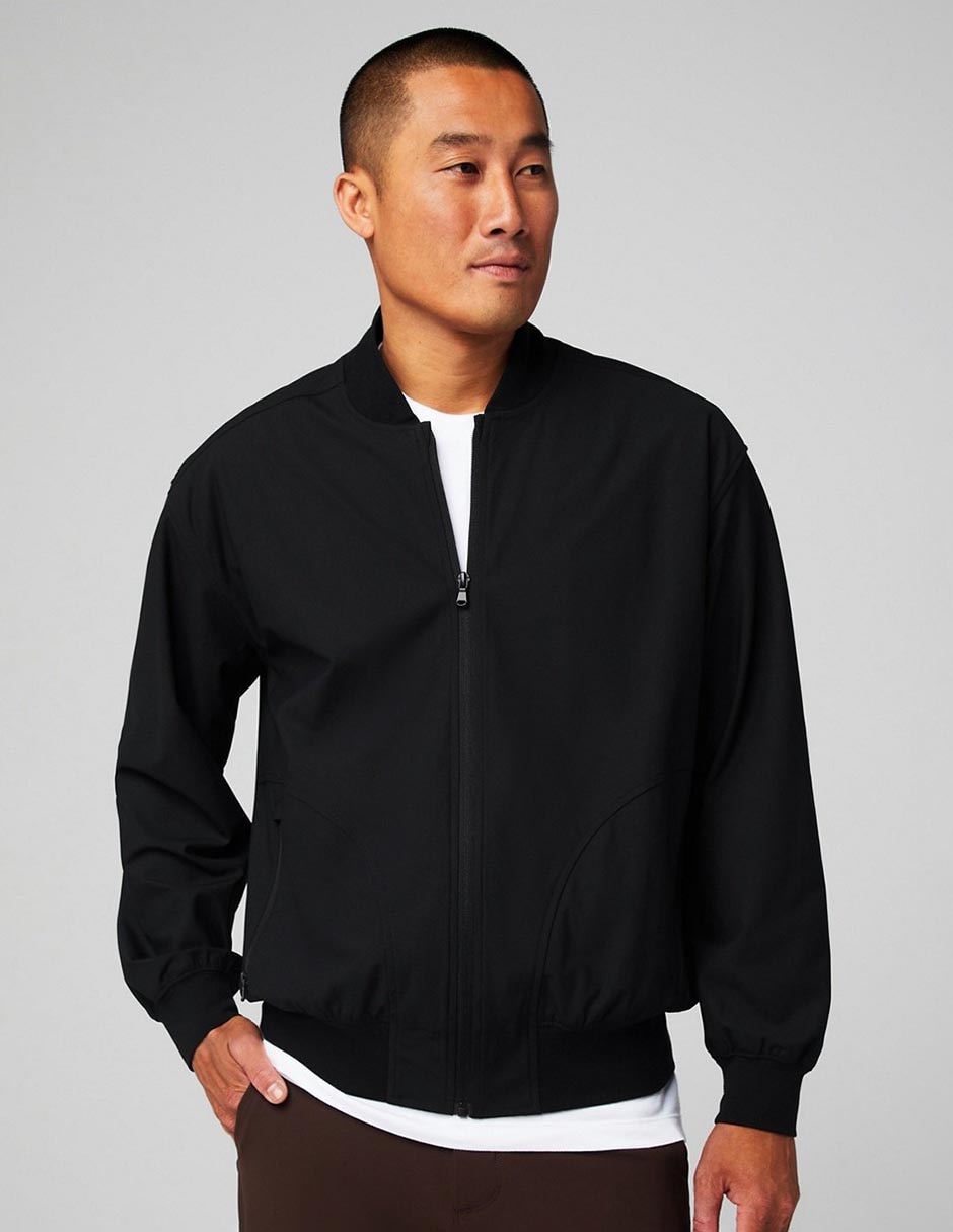 Chamarra bomber con bolsillos para hombre